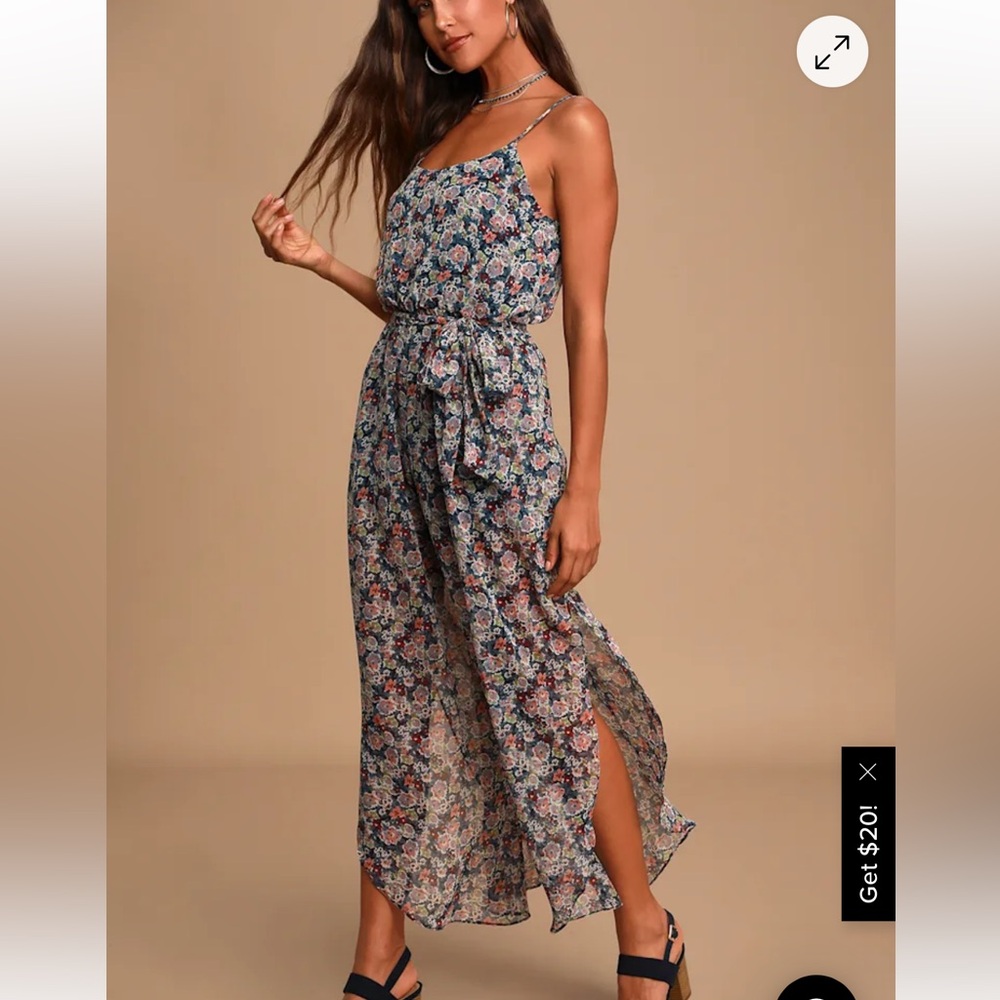 Floral Jumpsuit